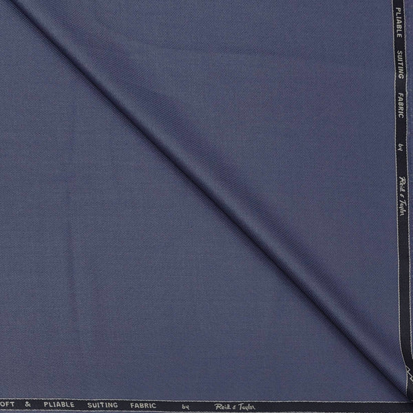 Trouser Fabric Reid & Taylor Fine Polyester Viscose Self Texture Color Lavender Blue