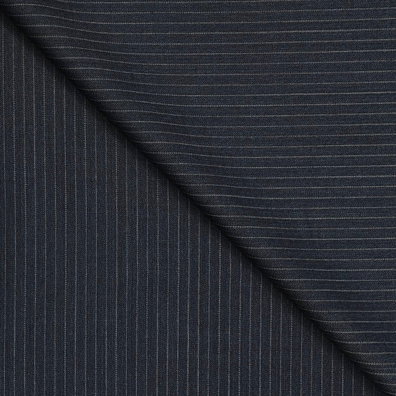 Trouser Fabric Reid & Taylor Super 100s 40% Wool Lining Color Steel Grey
