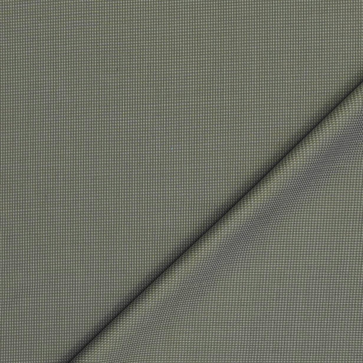 Trouser Fabric Reid & Taylor Super 100s Wool Blended Dotted Color Greenish Brown