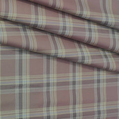 Shirt Fabric Donear Premium Giza Cotton Broad Check Colour Vintage Rose