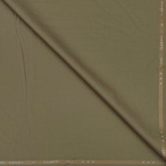 Trouser Fabric Canetti Italy Luxury Poly Viscose Plain Colour Teak Brown