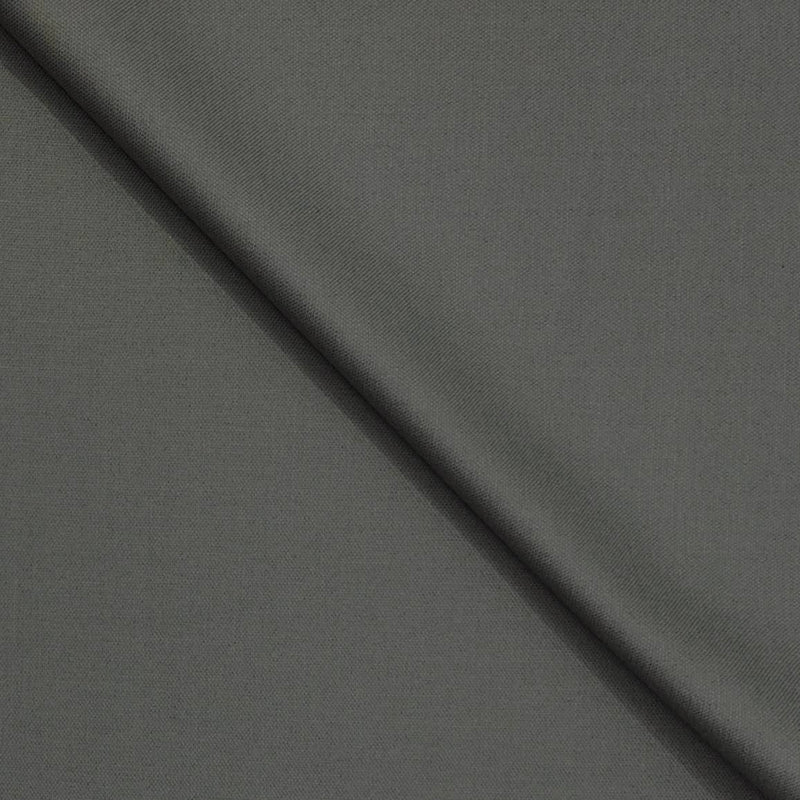 Trouser Fabric Canetti Italy Luxury Plain Viscose Slub Colour Greenish Grey