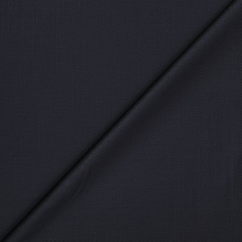 Trouser Fabric Canetti Italy Luxury Poly Viscose Dobby Colour Midnight Blue