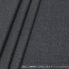 Trouser Fabric Canetti Italy Luxury Poly Viscose Worsted Colour Grey