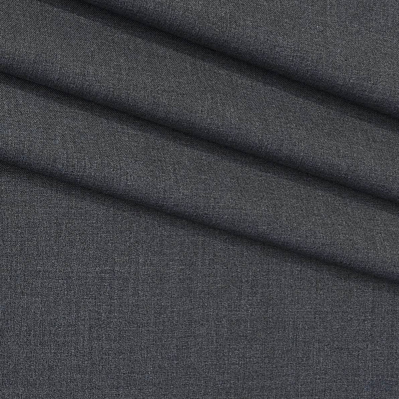 Trouser Fabric Canetti Italy Luxury Poly Viscose Worsted Colour Grey