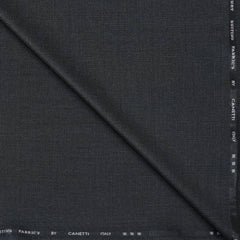 Trouser Fabric Canetti Italy Luxury Poly Viscose Broad Check Colour Steal Grey