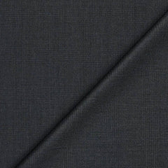 Trouser Fabric Canetti Italy Luxury Poly Viscose Broad Check Colour Steal Grey