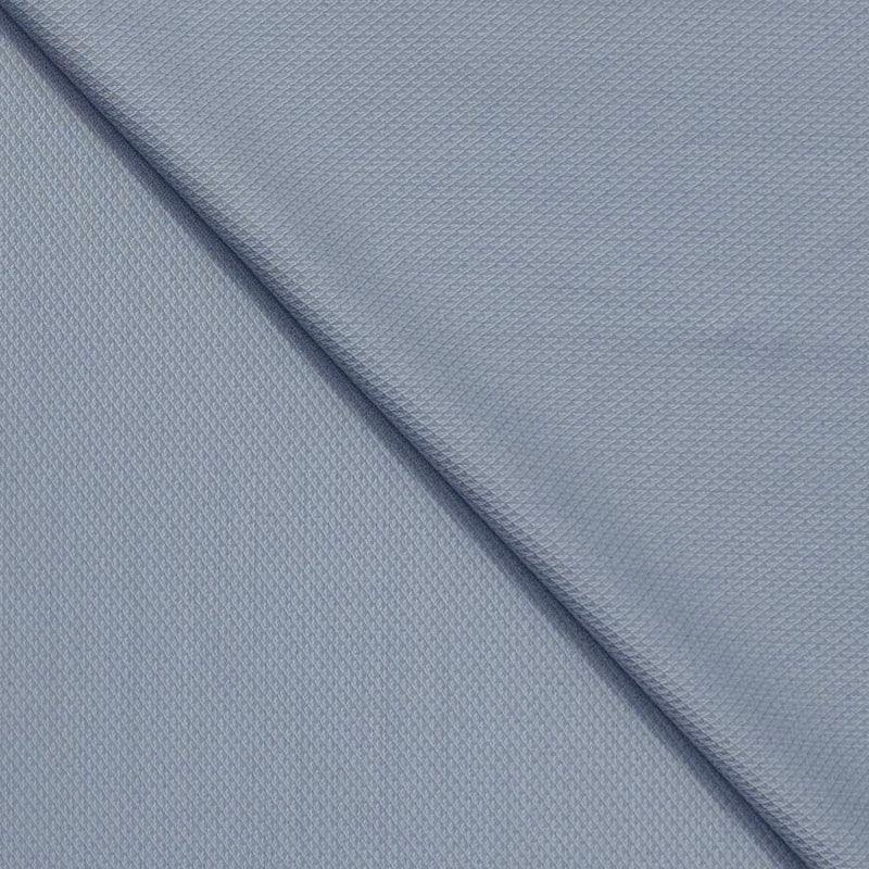 Trouser Fabric Reid & Taylor Fine Poly Viscose Dobby Color Silver Blue