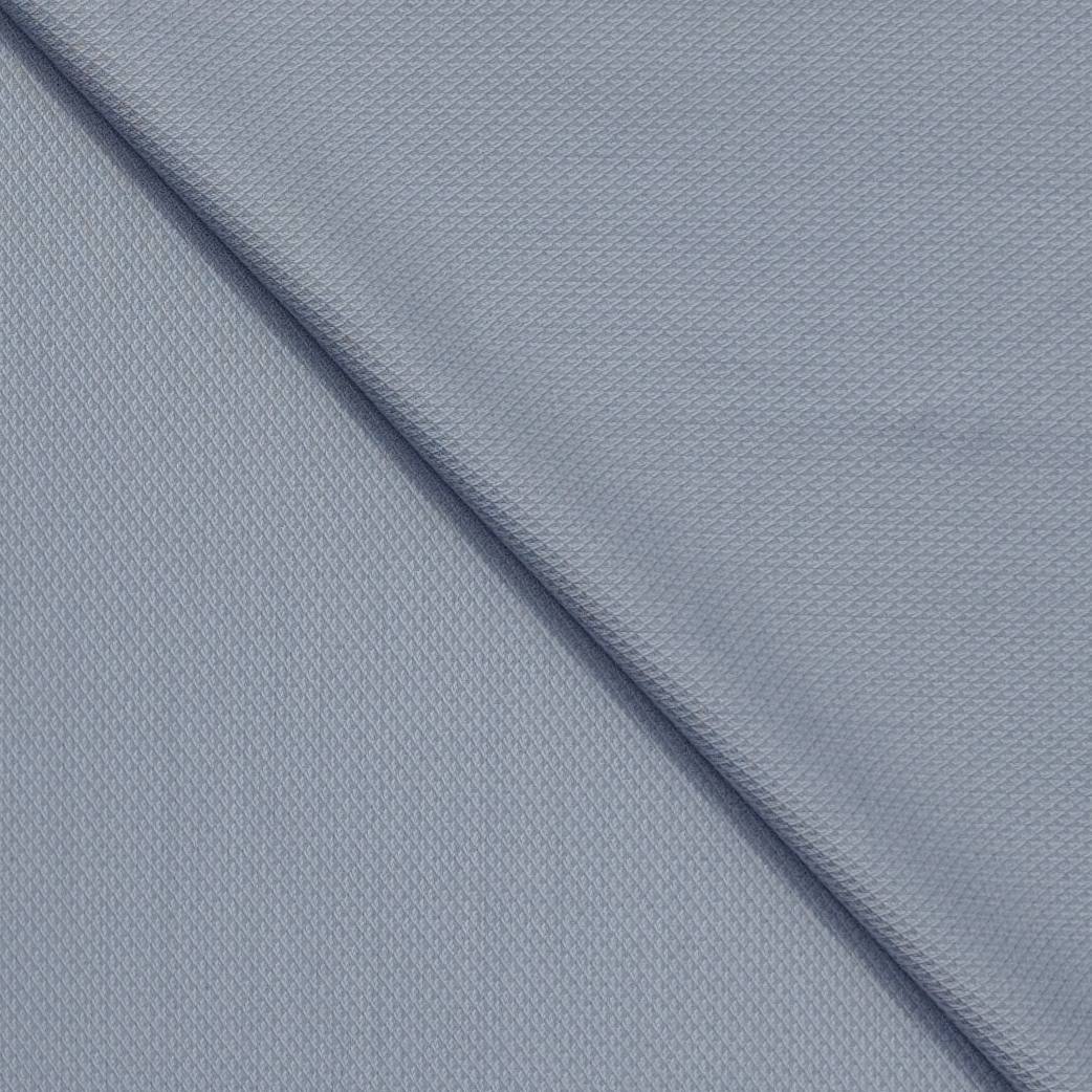 Trouser Fabric Reid & Taylor Fine Poly Viscose Dobby Color Silver Blue