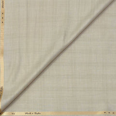 Trouser Fabric Reid & Taylor Poly Viscose Broad Check Color Light Brown