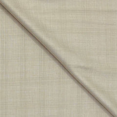 Trouser Fabric Reid & Taylor Poly Viscose Broad Check Color Light Brown