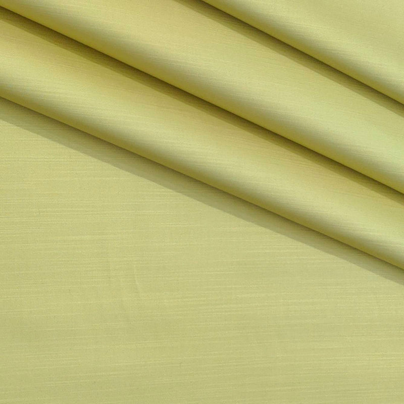 Trouser Fabric Donear Pure Cotton Slub Colour Lemon