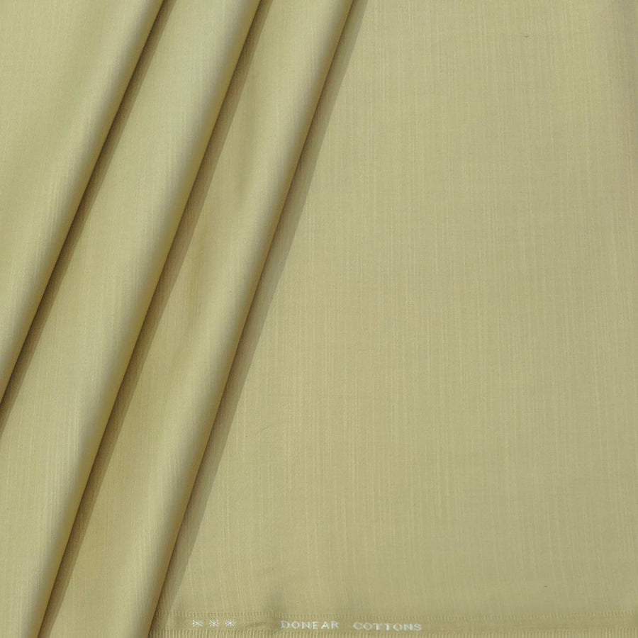 Trouser Fabric Donear Pure Cotton Slub Colour LIght Brown
