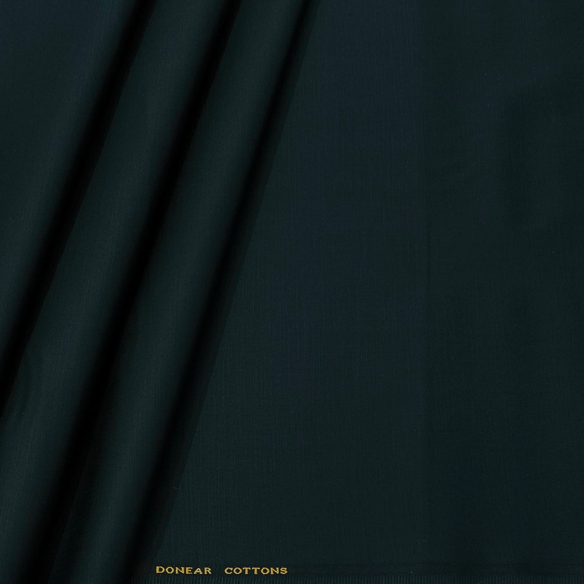 Trouser Fabric Donear Pure Cotton Slub Colour Forest Green