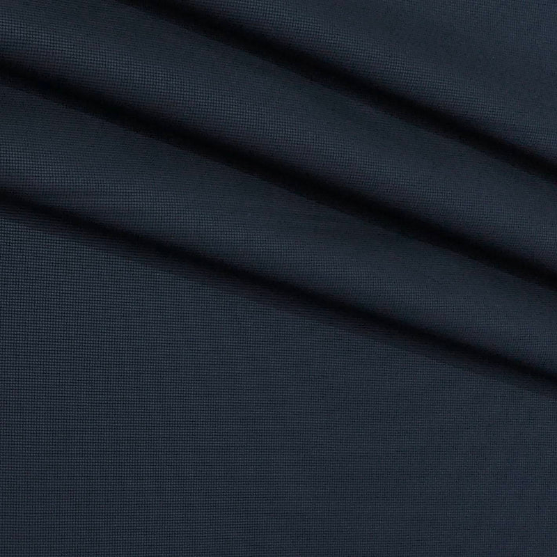 Trouser Fabric Donear Pure Cotton Textured Colour Dark Midnight Blue