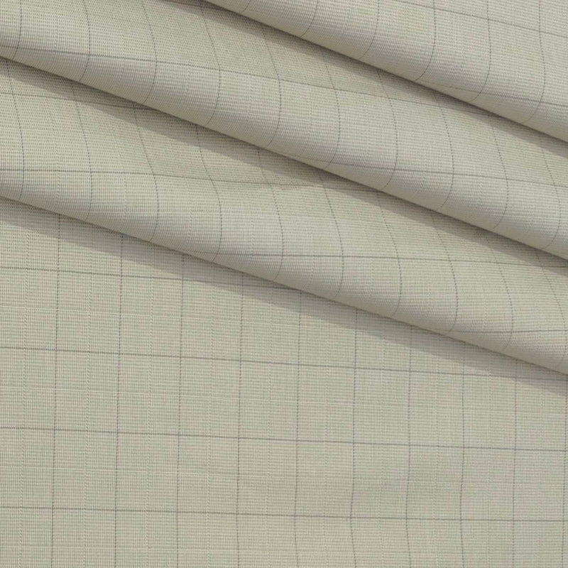 Trouser Fabric Donear Pure Cotton Check Colour Chamomile Brown