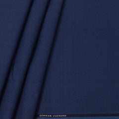 Trouser Fabric Donear Pure Cotton Mild Check Colour Berry Blue