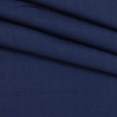 Trouser Fabric Donear Pure Cotton Mild Check Colour Berry Blue