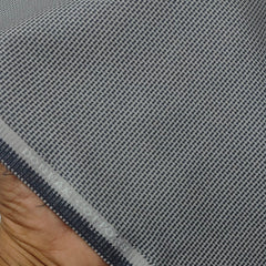Trouser Fabric Donear Pure Cotton Zig Zag Colour Purplish Grey