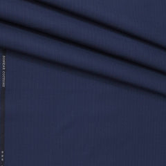 Trouser Fabric Donear Pure Cotton Lining Colour Cobalt Blue