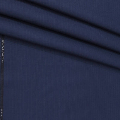 Trouser Fabric Donear Pure Cotton Lining Colour Cobalt Blue