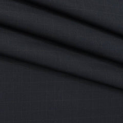 Trouser Fabric Donear Pure Cotton Check Colour Onyx Grey