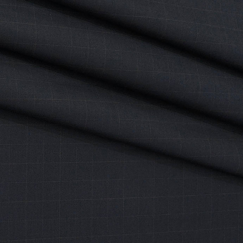 Trouser Fabric Donear Pure Cotton Check Colour Onyx Grey