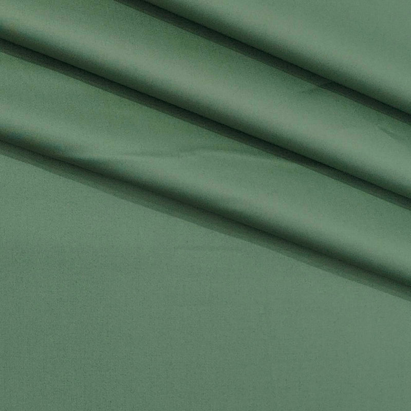 Trouser Fabric Donear Pure Cotton Stretchable Plain Colour Lamp Green