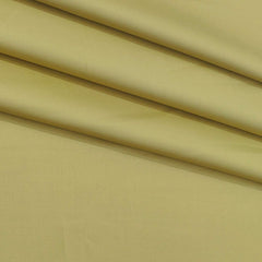 Trouser Fabric Donear Pure Cotton Stretchable Plain Colour Golden