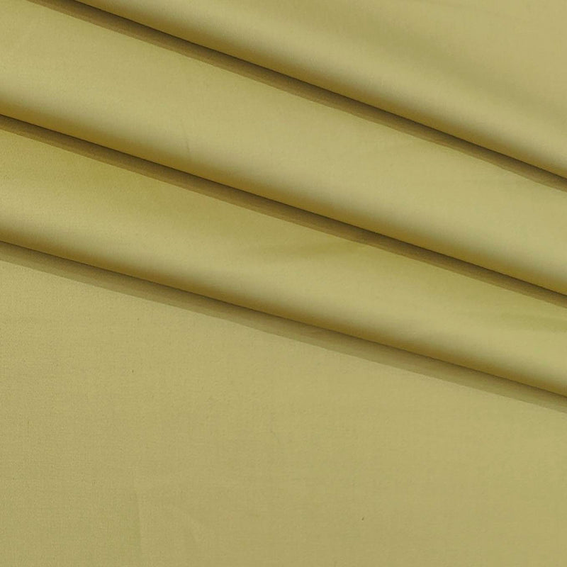 Trouser Fabric Donear Pure Cotton Stretchable Plain Colour Golden
