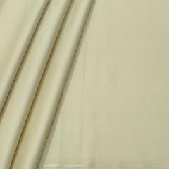 Trouser Fabric Donear Pure Cotton Stretchable Plain Colour Latte Brown