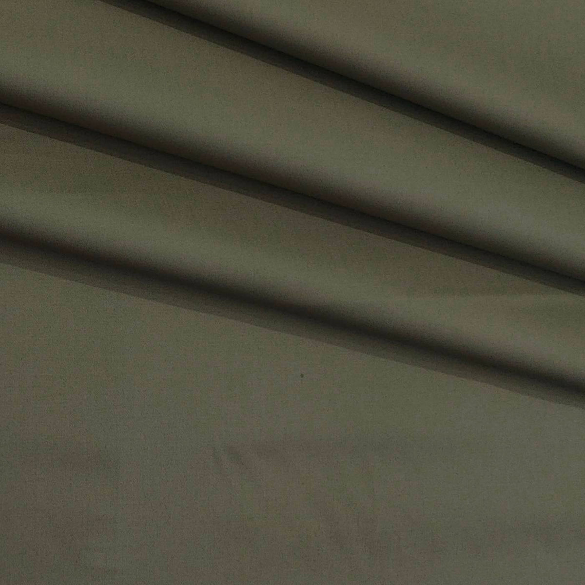 Trouser Fabric Donear LA Finish Lycra Pure Cotton Plain Colour Sage Green