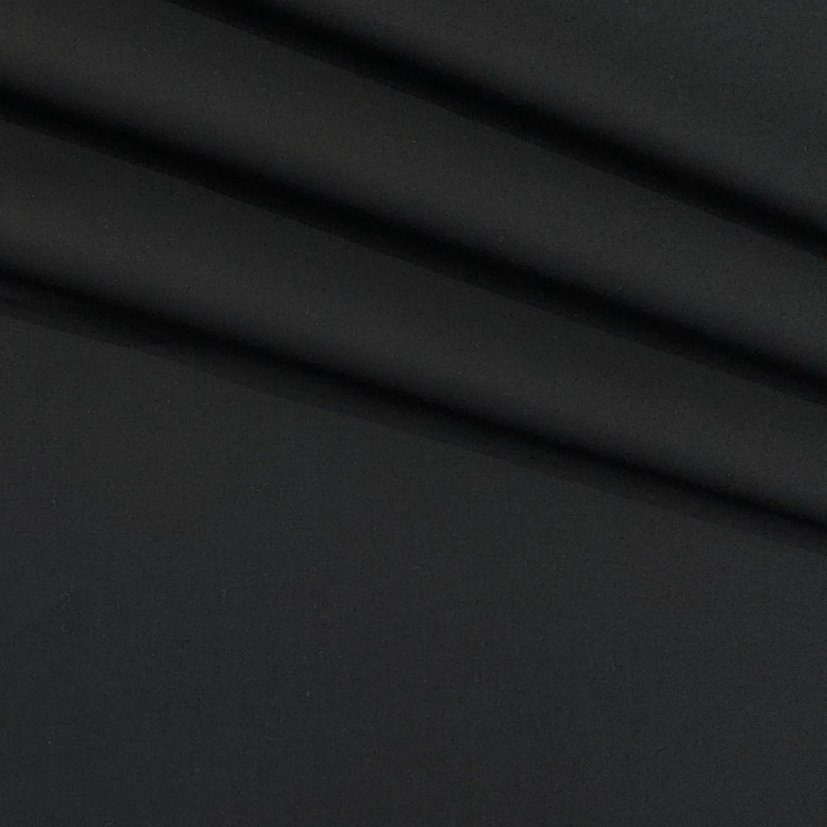 Trouser Fabric Donear LA Finish Lycra Pure Cotton Plain Colour Faded Black