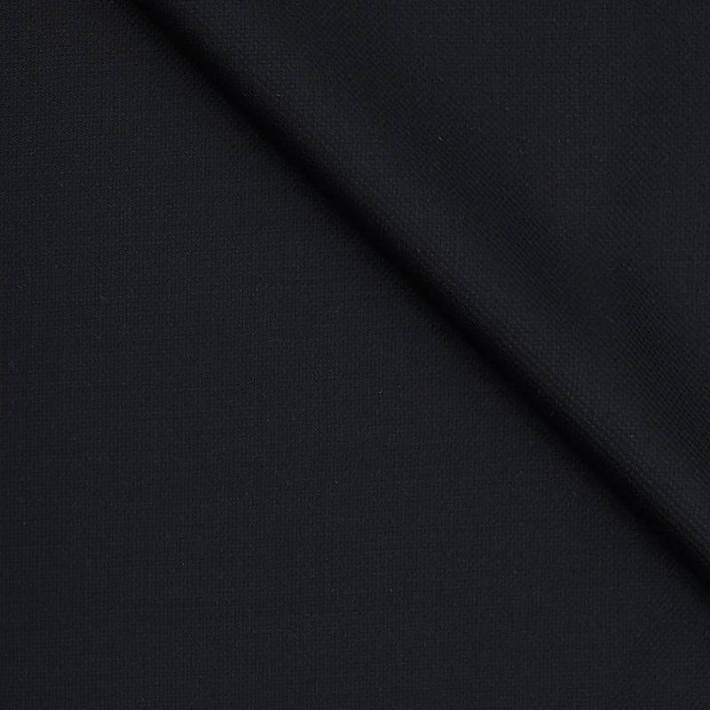 Suit Fabric Raymond Super 140s Luxurious 70% Rich Wool Textured Color Black