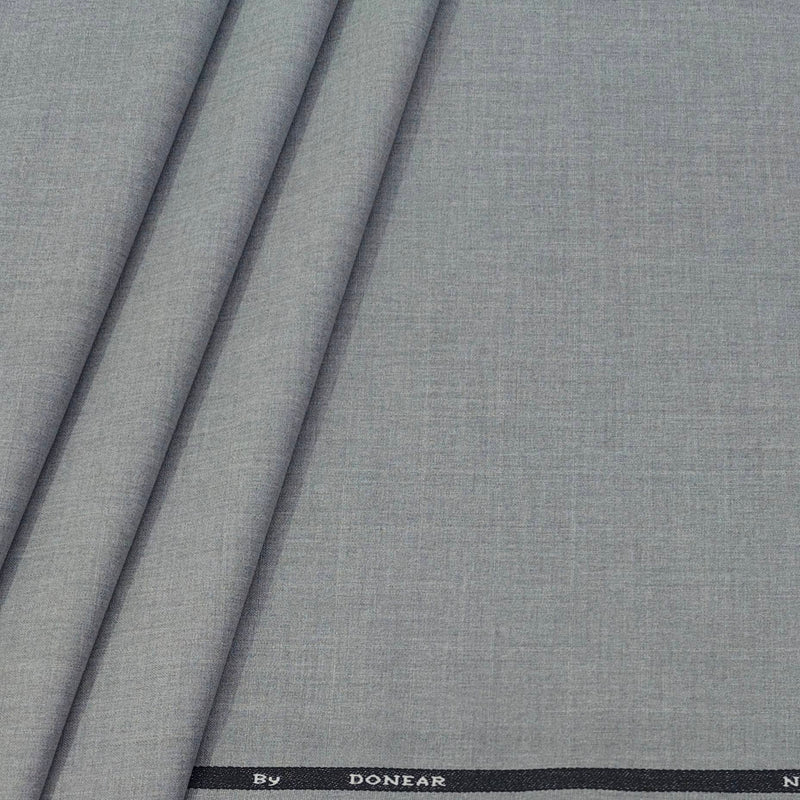 Trouser Fabric Donear 4Way Lycra Premium Check Colour Light Grey