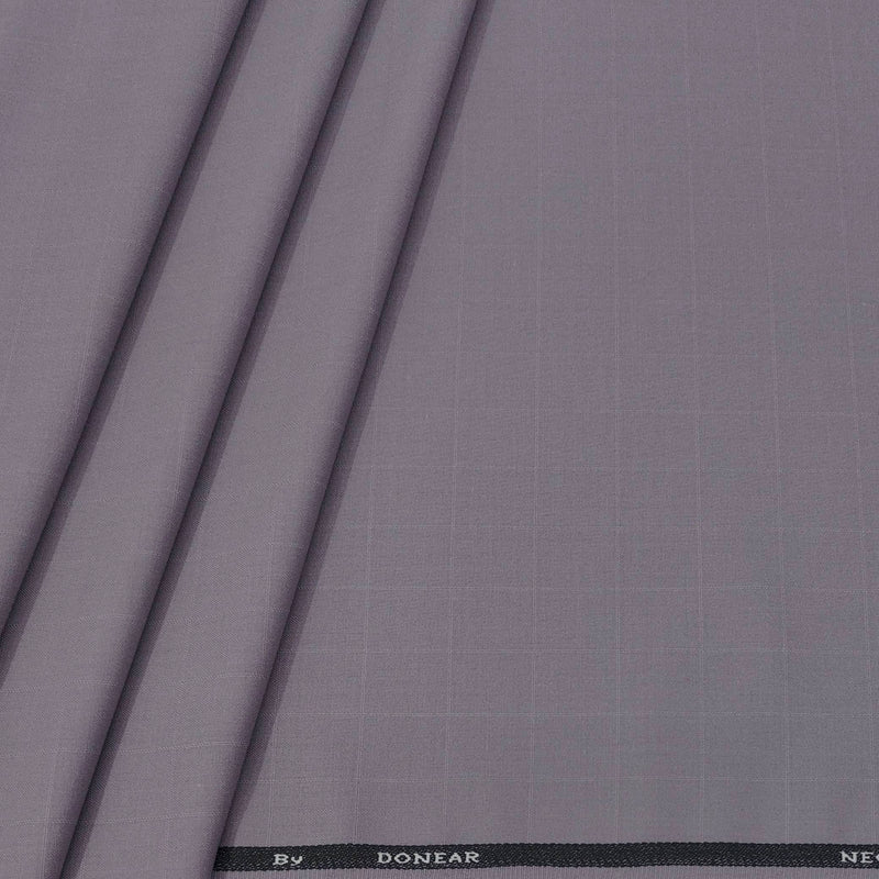 Trouser Fabric Donear 4Way Lycra Premium Check Colour Lavender