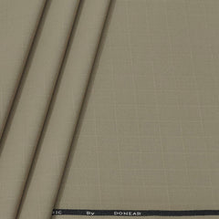 Trouser Fabric Donear 4Way Lycra Premium Check Colour Camel