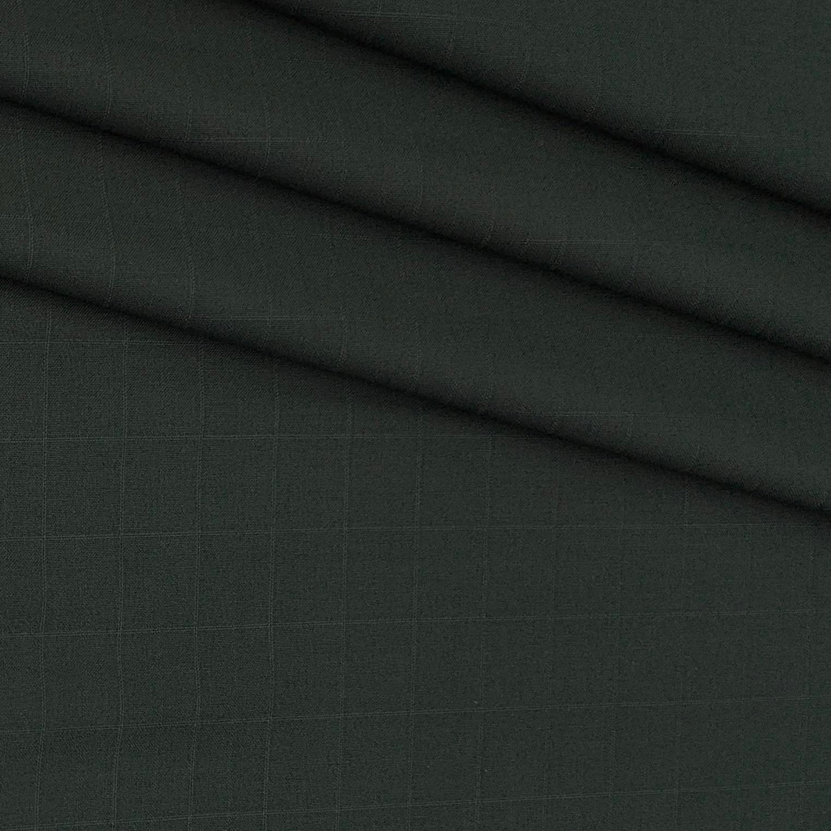 Trouser Fabric Donear 4Way Stretchable Premium Check Colour Dark Green