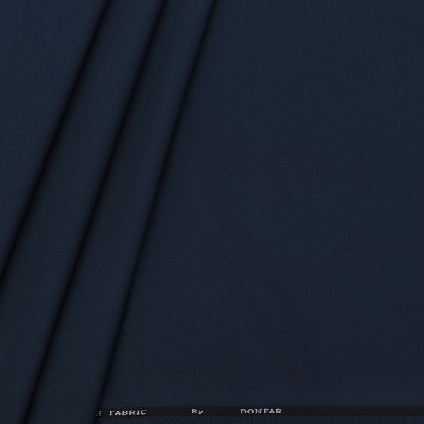 Trouser Fabric Donear 4Way Lycra Premium Plain Colour Lapis Blue