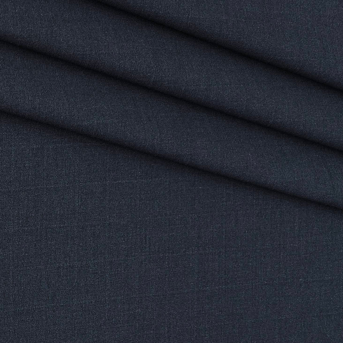 Trouser Fabric Donear 4Way Stretchable Premium Check Colour Iron Blue