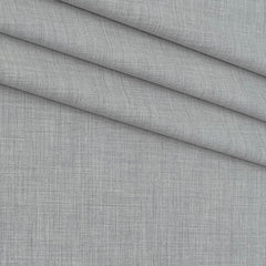 Trouser Fabric Donear 4Way Lycra Premium Plain Colour Worsted Silver