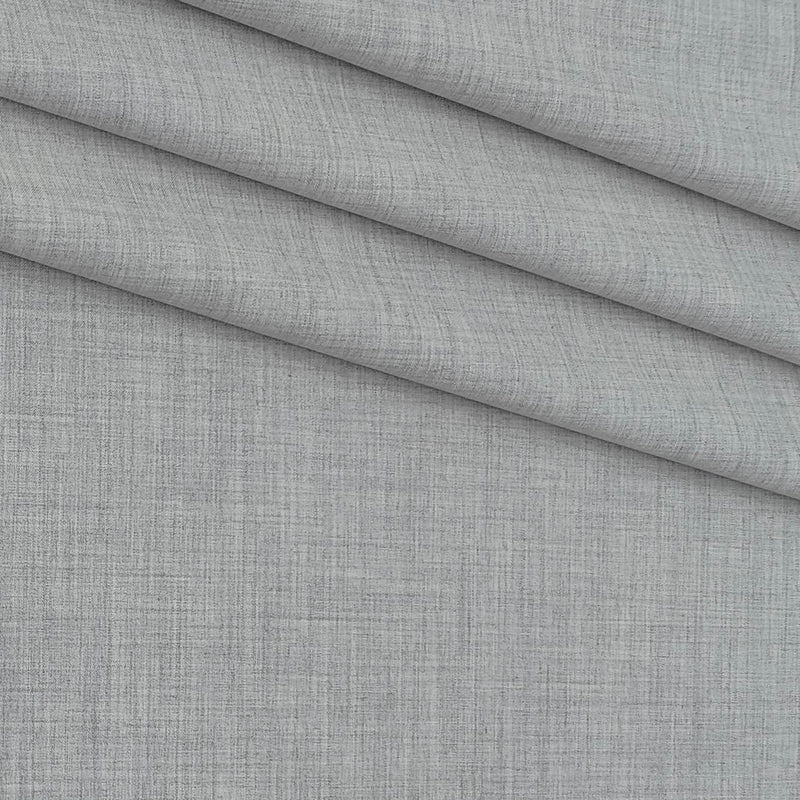 Trouser Fabric Donear 4Way Lycra Premium Plain Colour Worsted Silver