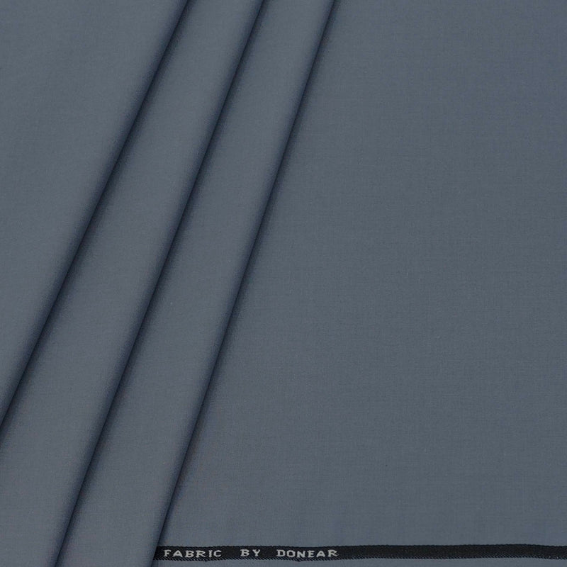 Trouser Fabric Donear 4Way Lycra Premium Plain Colour Greyish Blue