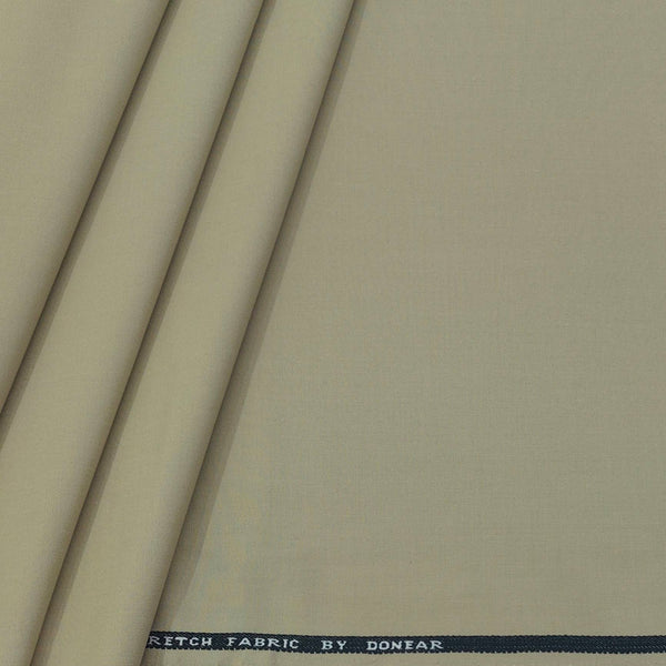 Trouser Fabric Donear 4Way Lycra Premium Plain Colour Shiny Brown
