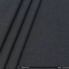 Trouser Fabric Donear 4Way Lycra Premium Worsted Colour Blackish Grey