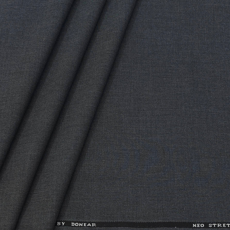 Trouser Fabric Donear 4Way Lycra Premium Worsted Colour Blackish Grey