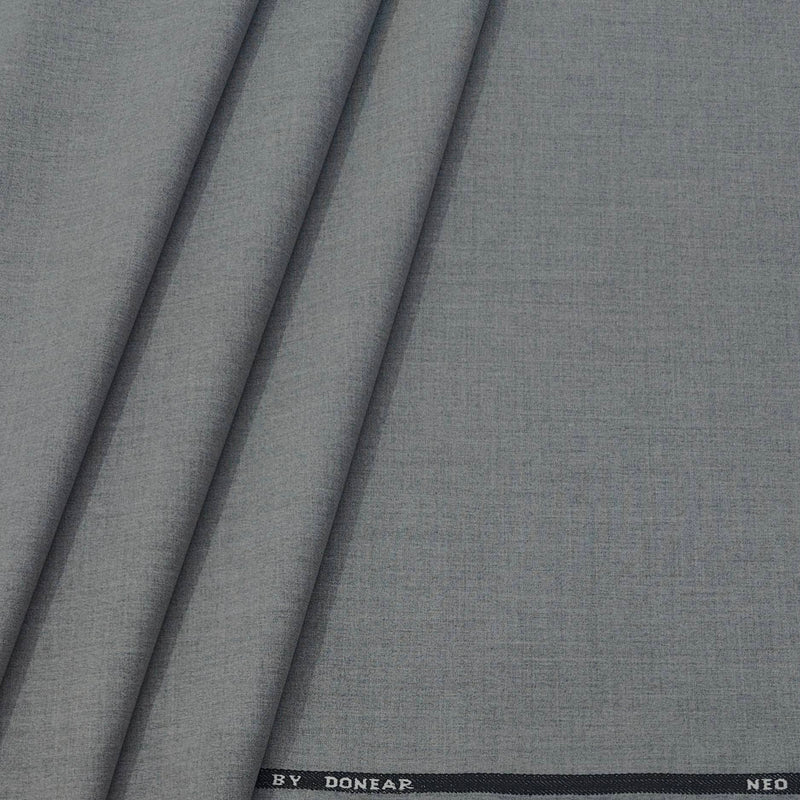 Trouser Fabric Donear 4Way Lycra Premium Plain Colour Light Grey