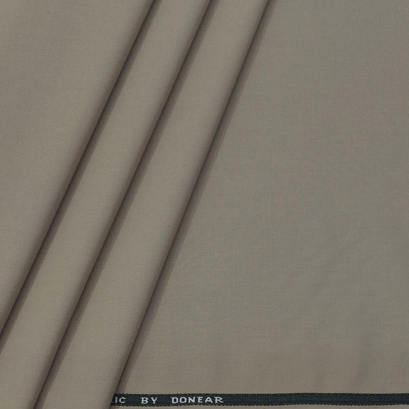 Trouser Fabric Donear 4Way Lycra Premium Plain Colour Desert Brown