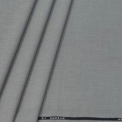 Trouser Fabric Donear 4Way Stretchable Premium Worsted Colour Silver Grey