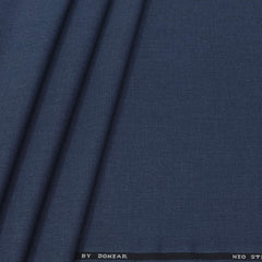 Trouser Fabric Donear 4Way Lycra Premium Worsted Colour Denim Blue